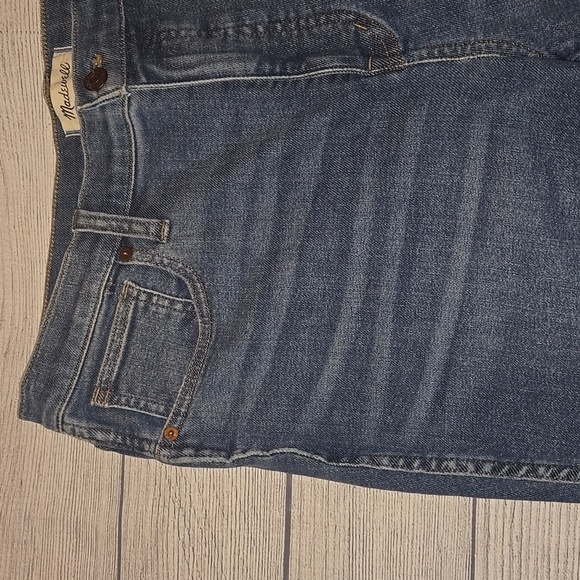 Madewell Women's 10" High Rise Skinny Crop Jeans Medium Wash Size 31 - Picture 3 of 11